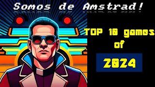 [HOMEBREW 2024] - Top 10 Amstrad CPC Homebrew Games from 2024