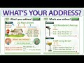 What is your address? Basic English Lesson - Your address in English