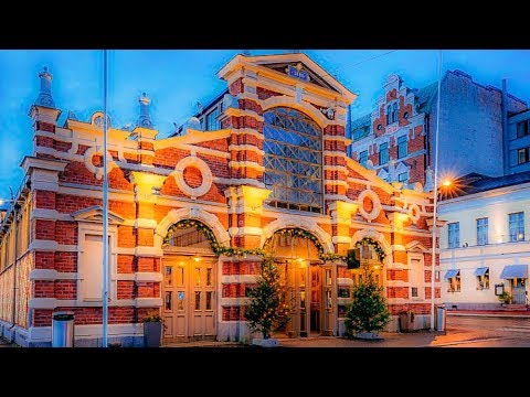 Um passeio pelo antigo mercado municipal, (Vanha Kauppahalli), Helsinque, Finlândia