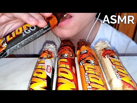 ASMR LION CHOCOLATE PARTY! 사자 리얼사운드 먹방 Eating Sounds *NO TALKING*