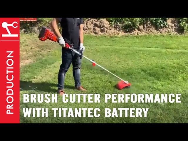 Brush Cutter TitanTec 4 Stroke 35cc Trolley Brush Cutter Trader 