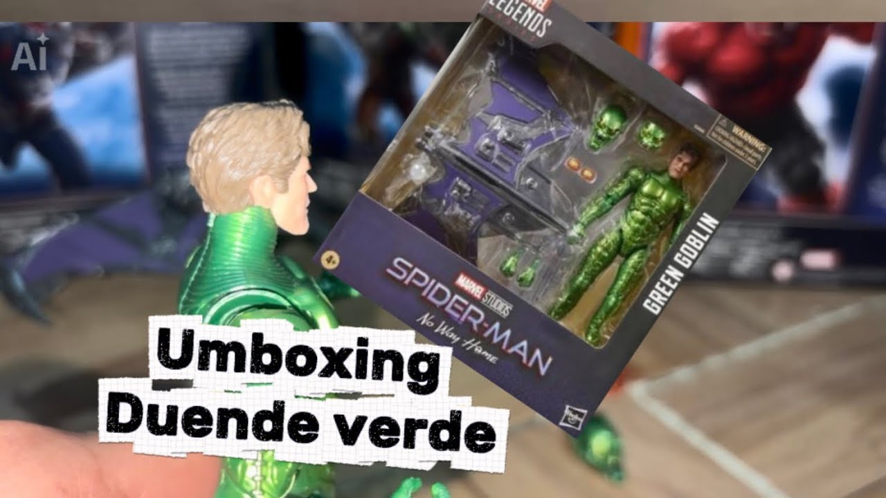 Umboxing Duende Verde!!!💚💚💚#marvellegends #duendeverde #spiderman 