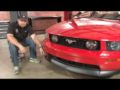 Mustang GT CDC Classic Front Chin Spoiler 2005-2009 Installation