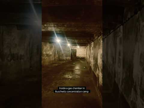 Gas chamber in Auschwitz Concentration camp