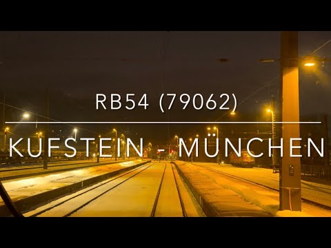 Führerstandsmitfahrt | BRB RB54 79062 | Kufstein - München Hbf