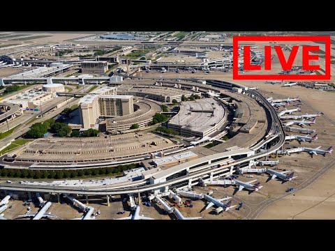Dallas-Fort Worth Airport 🔴LIVE