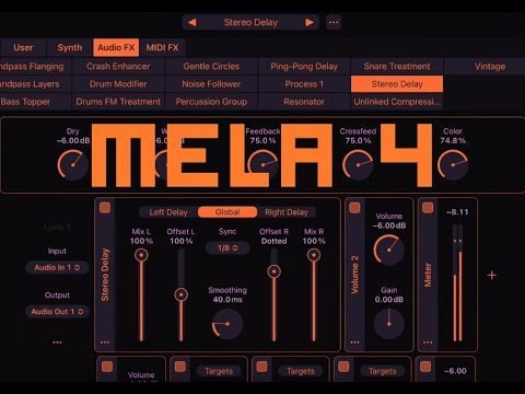 Mela 4 – AUv3 Synth, FX, MIDI by Nikolozi Meladze
