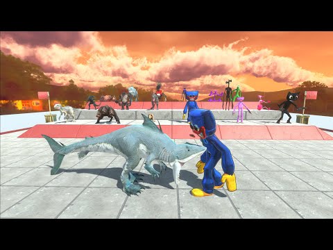 Dinosaurs And Animal Fight Creepy Monster Cartoon - Animal Revolt Battle Simulator