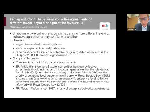 Rise and Fall of the Principle of ‘Favor’ in Contemporary Labour Law: A Comparative Perspective