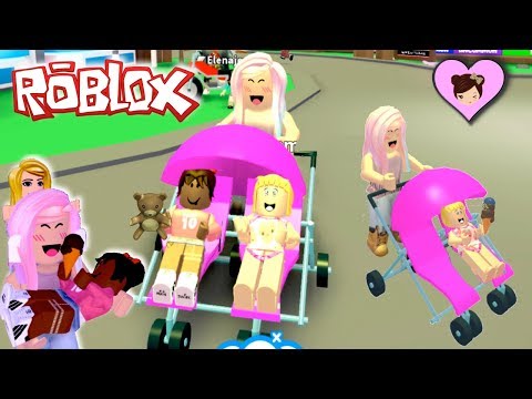 Roblox Adopt Me With Baby Goldies New Family Stroller -