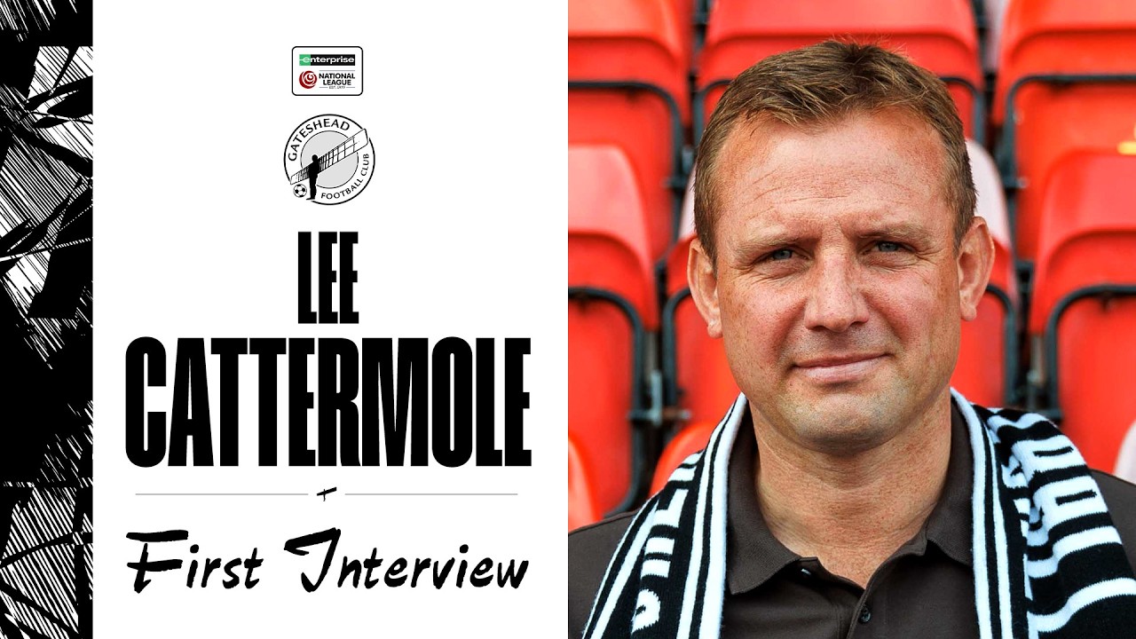 💬 “Let’s build something together” | Lee Cattermole appointed Gateshead manager | FIRST INTERVIEW