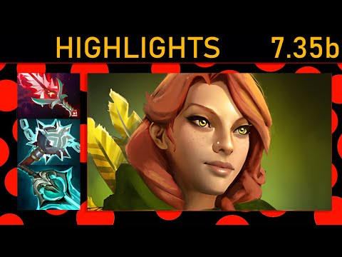 ⭐Yatoro雨 Windranger 15+ Kills! Carry Highlights 7.35b - Dota 2 Top MMR