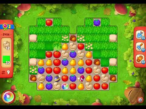 GardenScapes Level 2456 no boosters (18 moves)