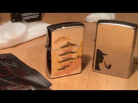 Just arrived, two new unusual Zippo lighters…for an early Christmas thrill! 😄🎄