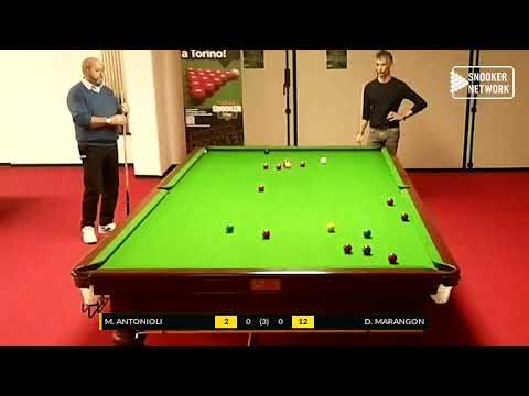 TORINO SNOOKER CLUB - REG. FIBIS PIEMONTE CAT. C 2018/19 - M. ANTONIOLI vs D. MARANGON