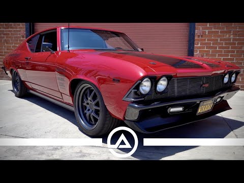 In der Garage von Vater und Sohn gebauter Chevelle von 1969 | LS-betriebener Auto-Cross-Badass