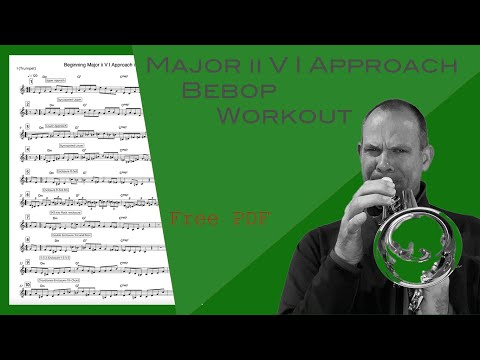 How To Apply Jazz Bebop Approach Notes and Enclosures on Major ii V I in Concert C FREE PDF