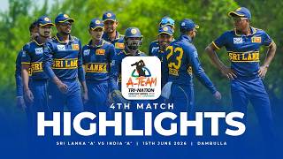 Full Match Highlights - Sri Lanka 'A' vs India 'A' | Super Over Thriller on Match 04 #SLvIND 