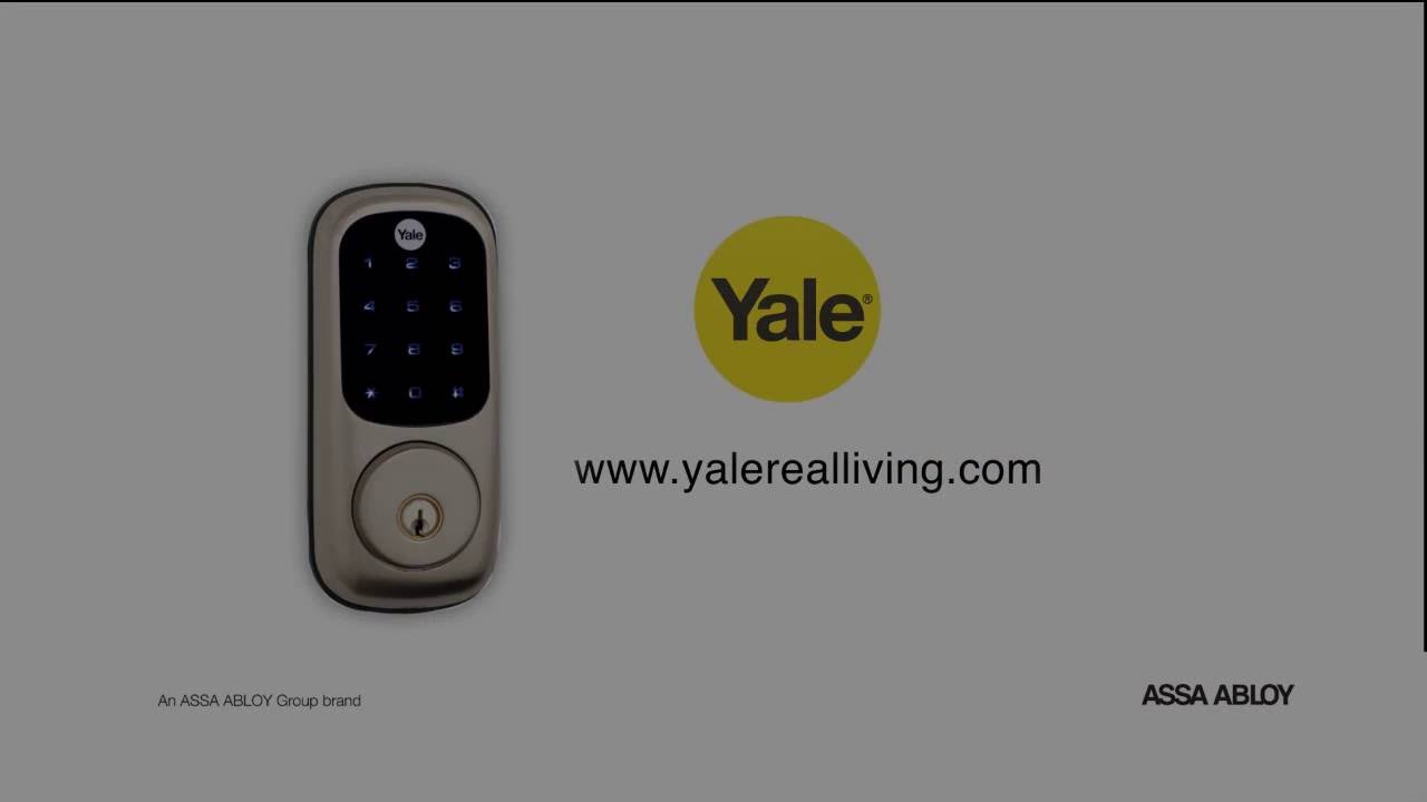 Yale Real Living Touchscreen Deadbolt Programming   Advanced Lock Settings   Handing the Lock 08
