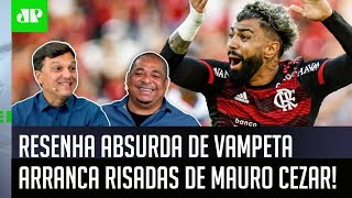 ‘O Gabigol estava…’: Vampeta arranca risadas de Mauro Cezar com resenha absurda
