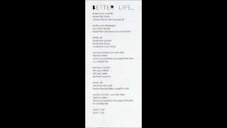 Laleh Better Life Lyrics (Sjung)