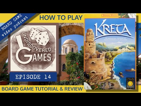 KRETA Full Tutorial & Board Game Review by Undiscovered Games
