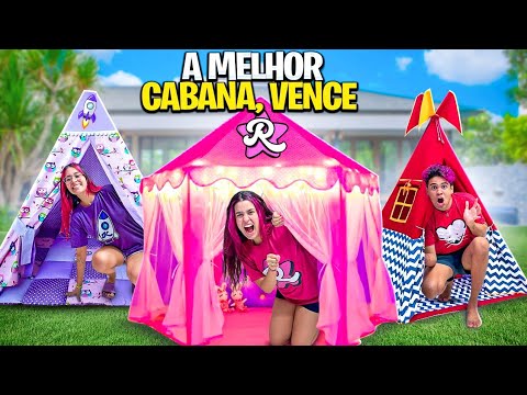 QUEM FIZER A MELHOR CABANA DE ELEMENTO VENCE *Deu confusão!