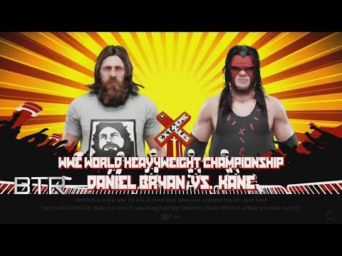WWE 2K19 Daniel Bryan 2K Showcase vs Kane Part 10 Extreme Rules 2014