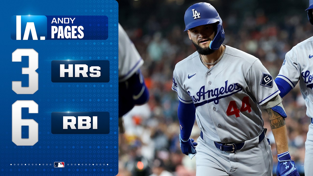 Have a game! Andy Pages hits THREE HOME RUNS and drives in 6 RUNS! ✌️🤩 | MLB Highlights
