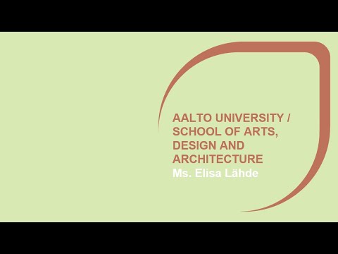 Aalto University / School of Arts, Design and Architecture — Ver en YouTube