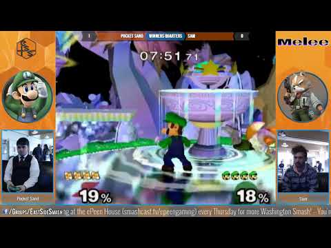 ESS Monthly #18: Pocket Sand (Luigi) vs Sam (Fox) - Winners Quarter Finals - Melee