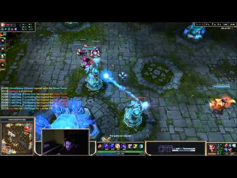 Destiny and Minigun Base Race - League of Legends LoL