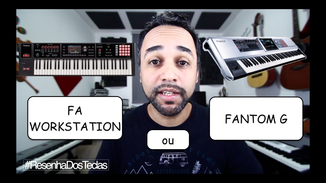 ROLAND FANTOM G ou ROLAND FA ? Sidinholeal explica! #ResenhaDosTeclas