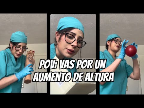 Versión larga- vas al doctor por un aumento de altura #asmr #doctor #asmrdoctor #humor #comedia 