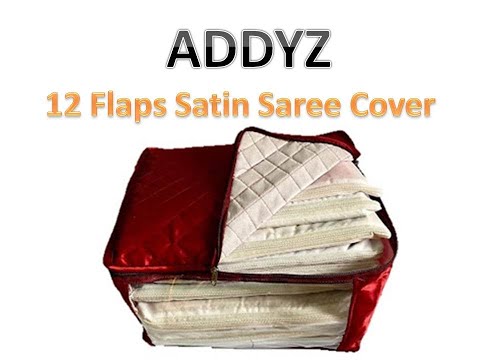 Saree Cover 12 Flaps Satin