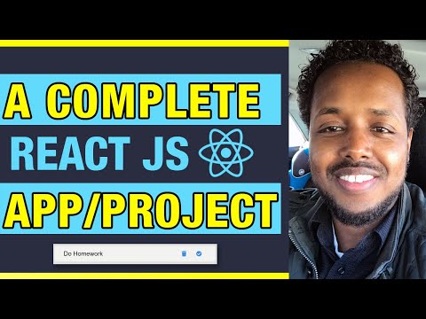 App Lagu Dhisay REACT JS - Complete To-Do App - Somali Tutorial (Cashar Dhan)