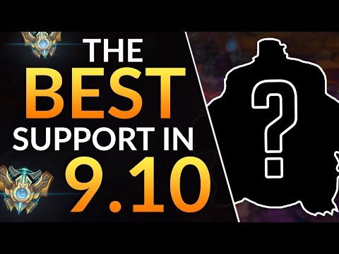 Top 5 SUPPORT GODS of Patch 9.10 - PRO META TIPS: Best Supports to Gain MMR | LoL Challenger Guide