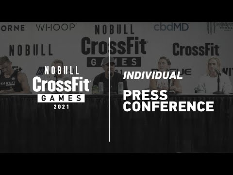 2021 CrossFit Games Individual Day 3 Press Conference