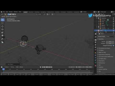 Blender Daily Tips and Tricks#77 | Collections in Blender 2.8 (EN.)