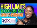 💰HIGH LIMITS + $6,000 CASHBACK | OPEN TO EVERYONE | CBC Federal Credit Union