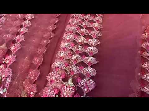 Pink Net Embroidered Anarkali Suits, Size: Large