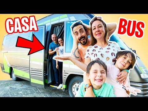 FAMILIA compra UN AUTOBÚS y lo TRASNFORMA en su CASA RODANTE 💲 ¿Cuánto cuesta?