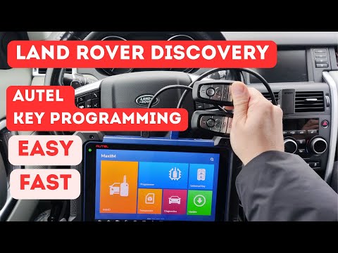 2015-2018 Land Rover Discovery Autel key programming. How to program a new key for Land Rover. Easy