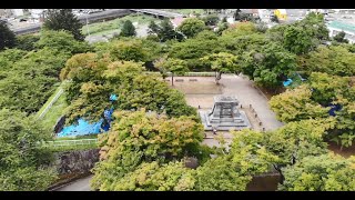 盛岡城　空撮動画