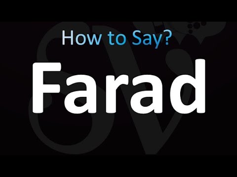 How to Pronounce Farad (correctly!)