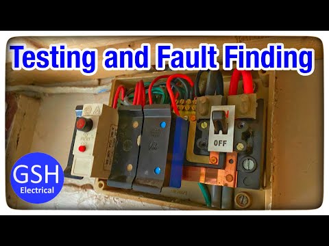 Testing and Fault Finding - Low Insulation Resistance Fault - Testing at 250 and 500 Volts DC
