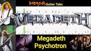 Psychotron - Megadeth - Guitar + Bass TABS Lesson