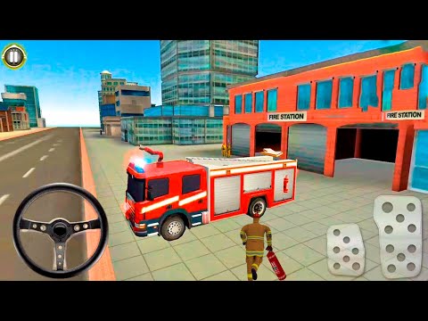 Real Fire Truck Simulator 2022: NY City FireFighter | Android GamePlay