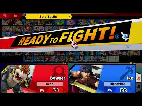 Training Room Thursdays #27 LF - Mino (Bowser) vs Highznbrg (Ike)