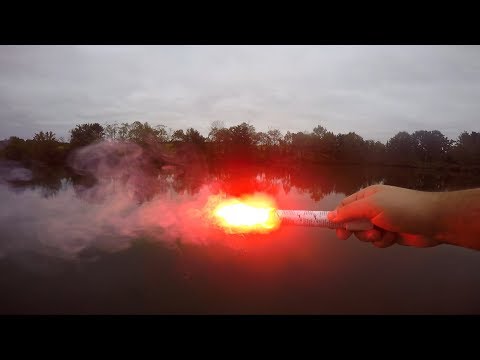 Orion Handheld Marine Signal Flares ( DEMO) Its Important To Use Your Emergency Gear...